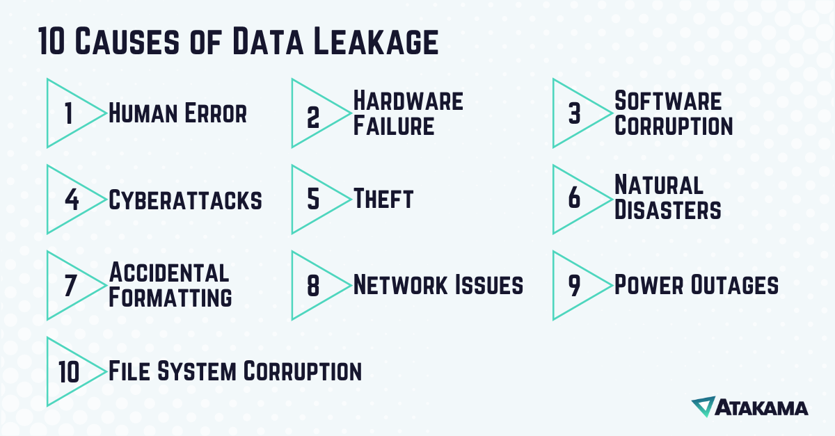 Data Leakage Causes